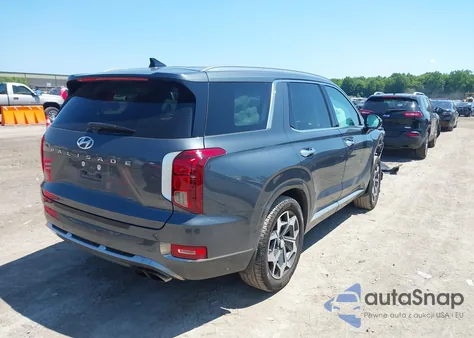 2022 Hyundai Palisade Calligraphy from USA, damaged, VIN KM8R74HEXNU351889